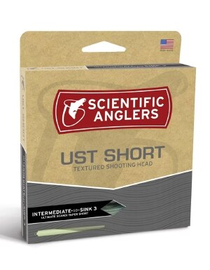 Scientific Anglers UST Short Double Density Float/Sink 5 Line in Orange Dark Grey